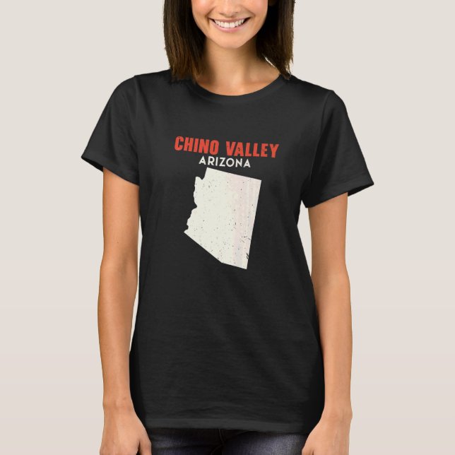 Chino Valley Arizona Förenta staterna State Americ T Shirt (Framsida)