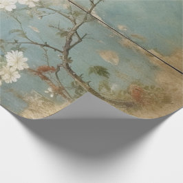 Chinoiserie Åldras Blue Panels Presentpapper
