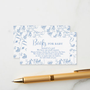 Chinoiserie Baby Shower Boy Bokar för Baby Tilläggskort