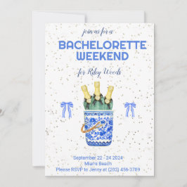 Chinoiserie Bachelorette Helg GrandMillennium Inbjudningar
