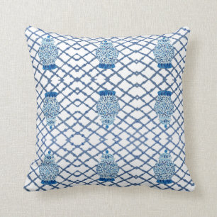 Chinoiserie Bamboo Ginger Burk Burk Dekorativ kudd Kudde