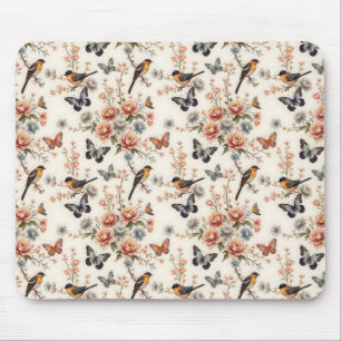 Chinoiserie Bird and Butterfly Harmony Musmatta