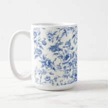Chinoiserie Blå Blommig Mugg