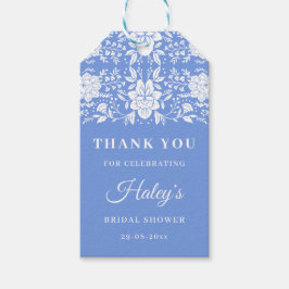 Chinoiserie Blommig Bröllopsdusch Presentetikett