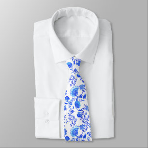 Chinoiserie Blommigt Blue and White Slips