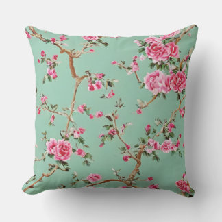 Chinoiserie Blommigt Pillow Kudde