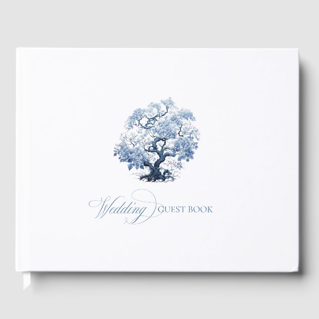 Chinoiserie Blossoming Träd Motif ID1094 Gästböcker (Framsida)