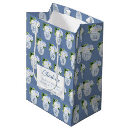 Chinoiserie Blue and White Maid of honor Tack