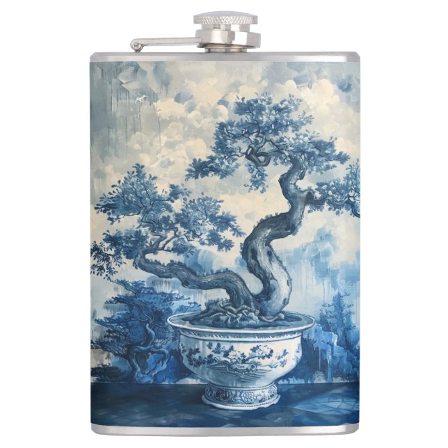 Chinoiserie Blue and White Porcelain Design Fickplunta (Framsidan)