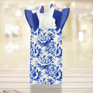 Chinoiserie Blue White Blommigt