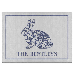Chinoiserie Bunny Rabbit Personalize Caking Board