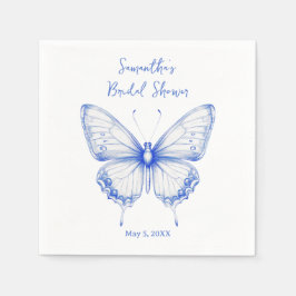 Chinoiserie Butterfly Möhippa Pappersservett