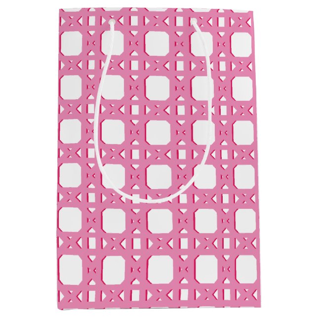 Chinoiserie Cane Trellis in Pink (Framsidan)