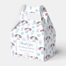 Chinoiserie-Chicen juli 4 Bröllop Presentaskar