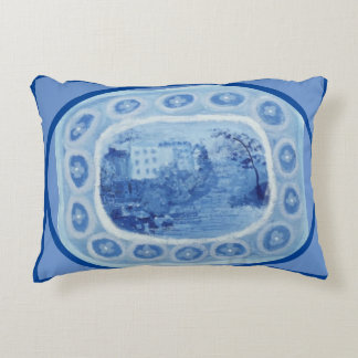 Chinoiserie Chinese Platter Ginger Burk Burk Throw Prydnadskudde