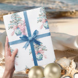 Chinoiserie Driftwood Julgran Presentpapper<br><div class="desc">Skär in dina helgdag i kustelegans med vår kinesiska Papper för avverkning av borrved Julgran! Denna bedövande pappra förpackning blandar tidlöst kinoiserieestetik med kustcharm, med en delikat vattenfärg mönster i ett chinoiseriskt vas och drivträ Julgran. Perfekt för att lägga till en unik, sofistikerad beröring till presenter är det viktigt att...</div>