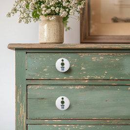 Chinoiserie Dubbel Topiary Träd Knopp