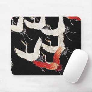 Chinoiserie Flygande Trana Zen Minimalistisk Kimon Musmatta