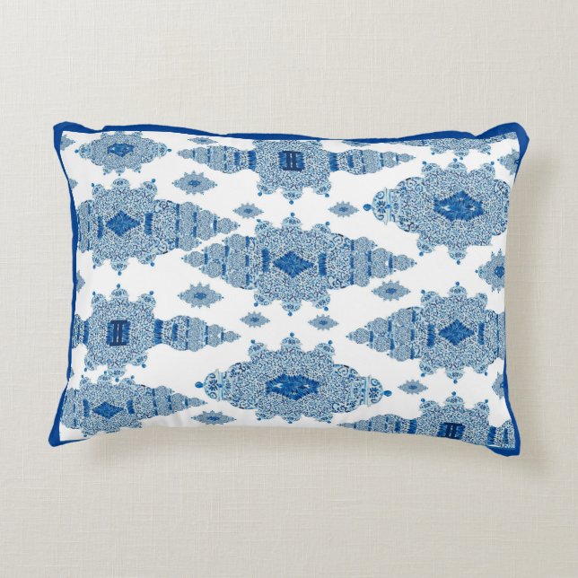 Chinoiserie Ginger Burk Burk kinesiska Prydnadskudde (Baksidan)