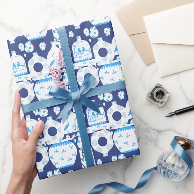 Chinoiserie Ginger Burk Burk  Presentpapper (Gifting)