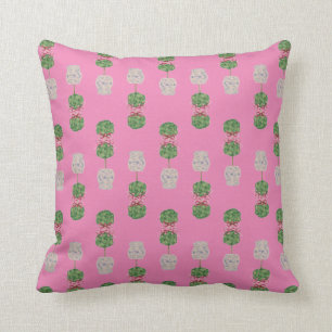 Chinoiserie Ginger Burk Burk Topiary Dekorativ kud Kudde