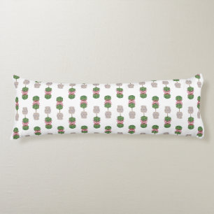 Chinoiserie Ginger Burk Burk Topiary Throw Kroppskudde
