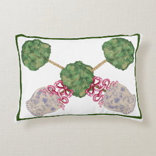 Chinoiserie Ginger Burk Burk Topiary Topiaries Prydnadskudde