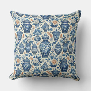 Chinoiserie Ginger Burk Kudde