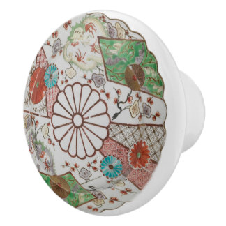 Chinoiserie Japan Kina Blommönster Knopp