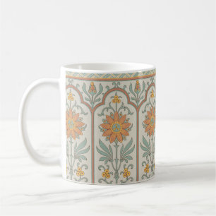 Chinoiserie Japansk Blommig Zen Tapet Kaffemugg