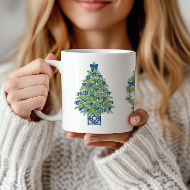Chinoiserie Julgran och Wandee Kaffemugg (Chinoiserie Christmas Tree Mug)