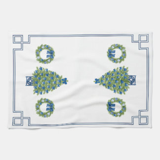 Chinoiserie Julgran Spegel Image Kökshandduk