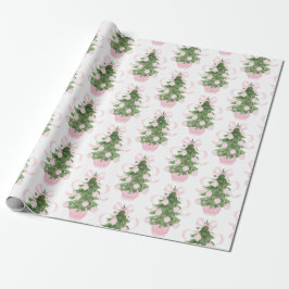 Chinoiserie Julgran Wrapping Papper Presentpapper