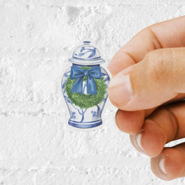 Chinoiserie julkruka vinyldekal klistermärken