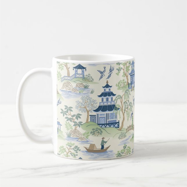 Chinoiserie Kaffemugg (Vänster)