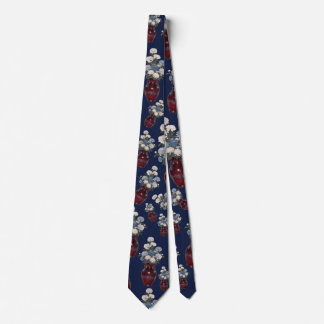 Chinoiserie Krysantemum Vas Blå Blå Slips