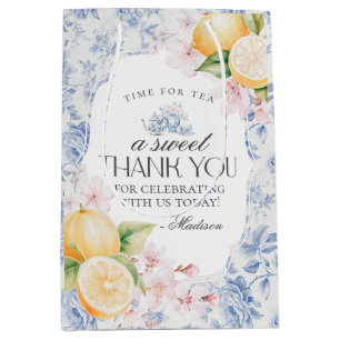 Chinoiserie Lemon Tea Blommigt Toile Party