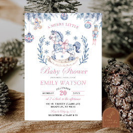Chinoiserie Merry Little Shower Inbjudningar