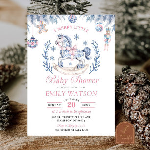 Chinoiserie Merry Little Shower Inbjudningar