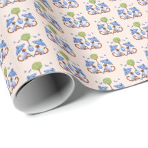 Chinoiserie Monkey Inpackningspapper