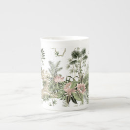 Chinoiserie Mönster Benporslin Mugg