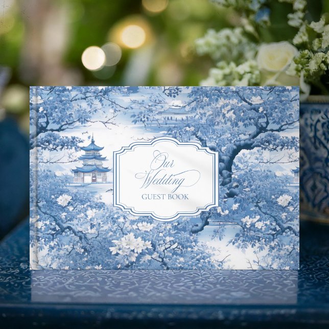 Chinoiserie Mönster Framed Calligraphy ID1094 Gästböcker (Skapare uppladdad)