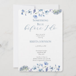 Chinoiserie Nåt blått Möhippa Inbjudningar