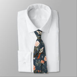 Chinoiserie på Denim Blue Slips