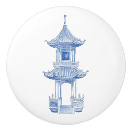 Chinoiserie Pagoda 4 Knopp