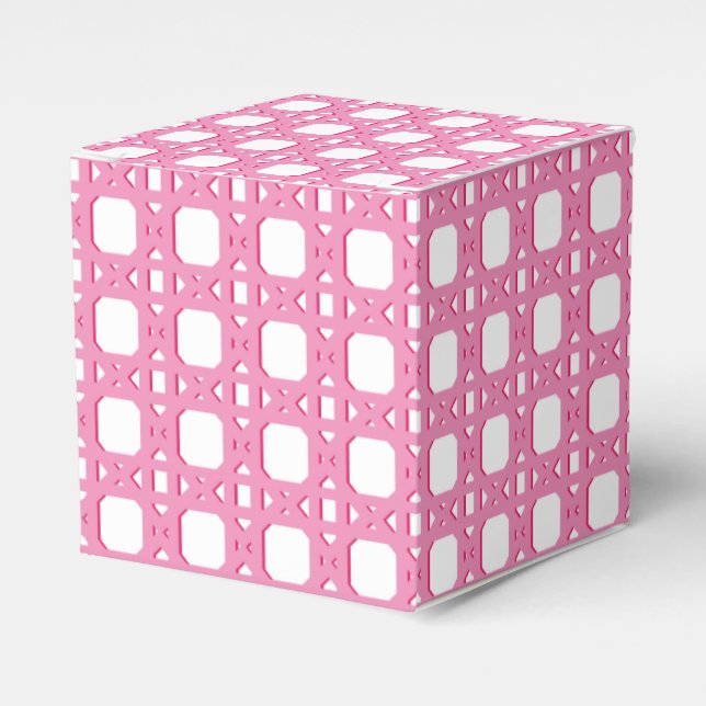 Chinoiserie Rörlig Rost i Rosa Presentaskar (Framsidan Sidan)