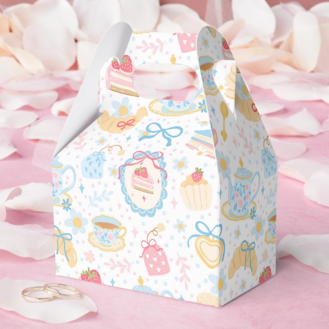 Chinoiserie Teatime Mönster Presentaskar (Bröllop)