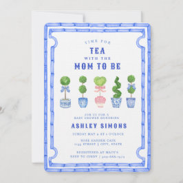 Chinoiserie Topiary Baby Shower | Tea Party Invita Inbjudningar