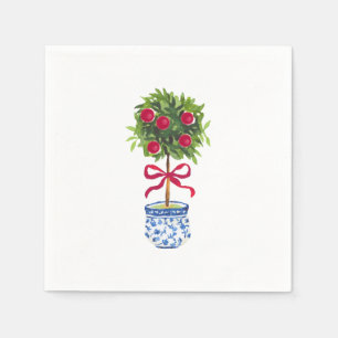 Chinoiserie Topiary Helgdag Pappersservett