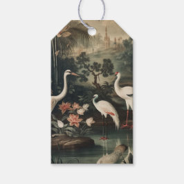 Chinoiserie Trana Presentförpackning Dekor Presentetikett